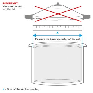 DUROMATIC® Gasket, blue 28cm