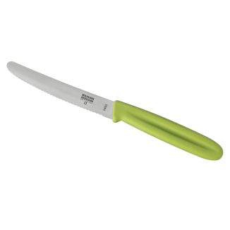 SWISS KNIFE Couteau de cuisine dentelé vert