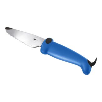 kinderkitchen® Knife "dog" with teeth blue