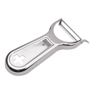 SWISS METALLIC Peeler serrated cross