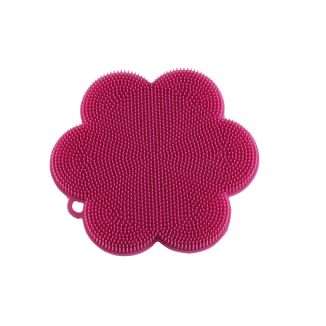 Silicone Scrubber Flower -Pink