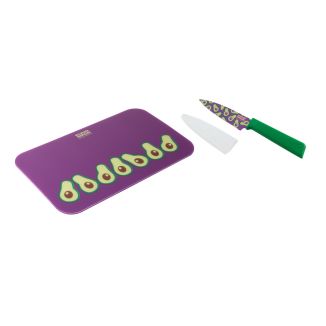 COLORI®+ couteau d'office / planche à découper set (Limited Edition Avocado)