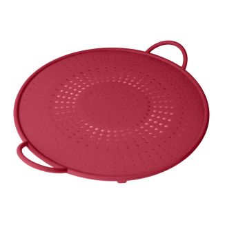 Tapa anti-salpicadura de silicona rojo · Ø 30 cm