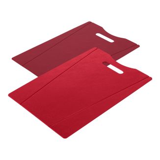 Planches à découper set rouge / rougefoncé de 2 pièces