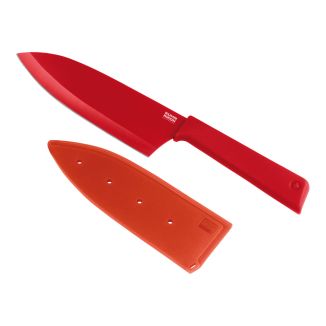 COLORI®+ Santoku knife red
