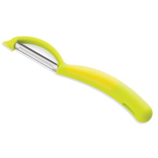 Serrated Piranha Swivel Peeler Green/Yellow
