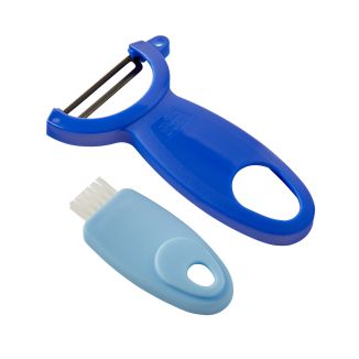Swiss Easy Clean Peeler Blue