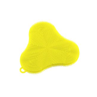 Silicone Scrubber Clover - Yellow