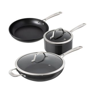 EASY PRO Cookware Set · Frying pan Ø 20 cm + Saucepan Ø 20 cm 3.0 L + Sauté-pan Ø 28 cm