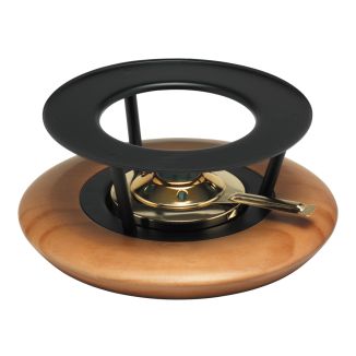 Réchaud en bois de cerisier avec brûleur d'or