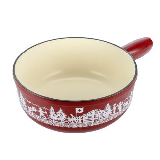 Caquelon induction fonte rouge Alpage Ø 24 cm