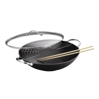 JAMPUR Wok en fer de fonte Ø 36 cm