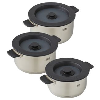 SMART & COMPACT Set pots 1.5 + 3.0 + 5.0 L