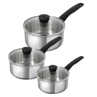 CLASSIC Saucepan Set Ø 16 + 18 + 20 cm