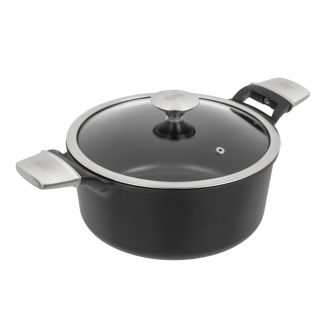 RESIST CAST Olla de aluminio fundido 4,0 L - Ø 24 cm con tapa de cristal