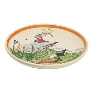 Plate Flurina on the rock Ø 21 cm