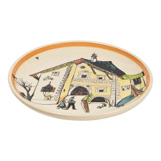 Teller Ursli's Haus mit Eltern &Oslash; 21 cm