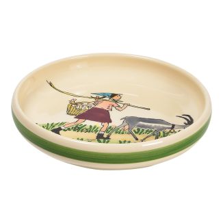 Children's plate Flurina with goat Ø 18 cm