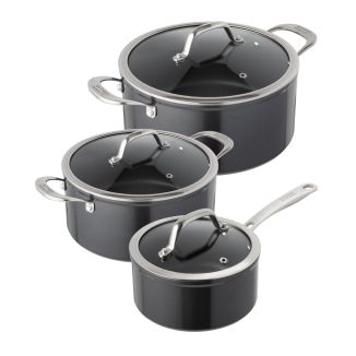 Easy Pro cookware set 1.5L/16 cm saucepan, 2.3L + 5L pot